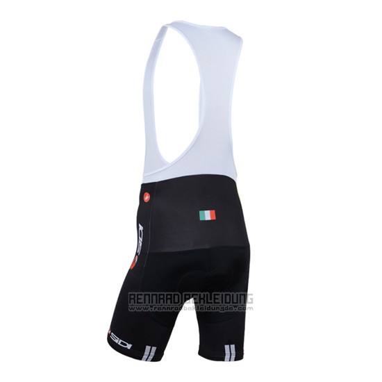 2014 Fahrradbekleidung Castelli SIDI Shwarz und Grun Trikot Kurzarm und Tragerhose